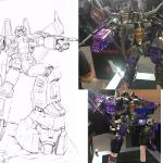 Starscream concept art repurposed for Skywarp statue